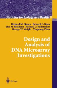 Book Cover for Design and Analysis of DNA Microarray Investigations by Richard M. Simon