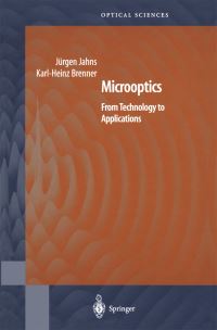 Book Cover for Microoptics by KarlHeinz Brenner, Jurgen Jahns