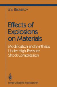 Book Cover for Effects of Explosions on Materials by S S Batsanov