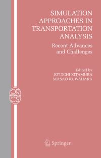 Book Cover for Simulation Approaches in Transportation Analysis by Ryuichi Kitamura, Masao Kuwahara