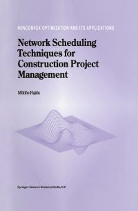 Book Cover for Network Scheduling Techniques for Construction Project Management by Miklós Hajdu