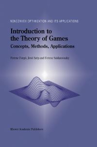Book Cover for Introduction to the Theory of Games by Ferenc Forgó, Jeno Szép, Ferenc Szidarovszky