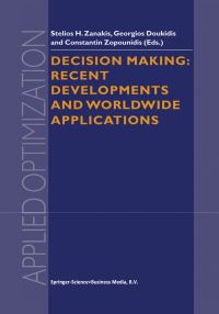 Book Cover for Decision Making by S H Zanakis, Georgios I Doukidis, Constantin Zopounidis