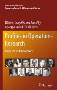 Book Cover for Profiles in Operations Research by A Assad, Saul I Gass
