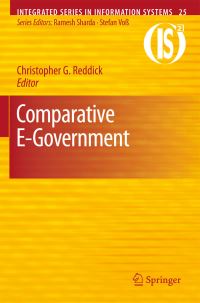 Book Cover for Comparative E-Government by Christopher G Reddick