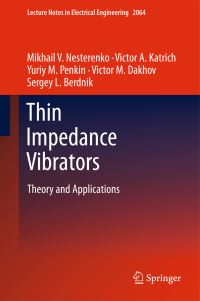 Book Cover for Thin Impedance Vibrators by Mikhail V Nesterenko