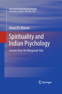 Book Cover for Spirituality and Indian Psychology by Dharm P S Bhawuk