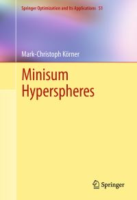 Book Cover for Minisum Hyperspheres by MarkChristoph Körner