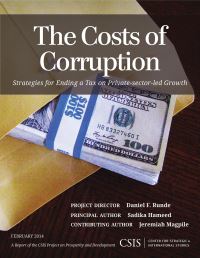 Book Cover for The Costs of Corruption by Sadika Hameed, Jeremiah Magpile, Daniel F Runde, DC Center for Strategic and International Studies Washington