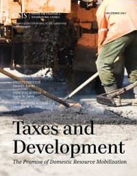 Book Cover for Taxes and Development by Conor M Savoy, Christina M Perkins, DC Center for Strategic and International Studies Washington