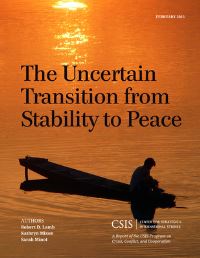 Book Cover for The Uncertain Transition from Stability to Peace by Robert D Lamb, Kathryn Mixon, Sarah Minot