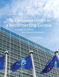 Book Cover for The European Union in a Reconnecting Eurasia by Marlène Laruelle, DC Center for Strategic and International Studies Washington