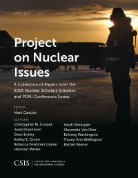 Book Cover for Project on Nuclear Issues by Christopher M Conant, DC Center for Strategic and International Studies Washington, Nuclear Scholars Initiative