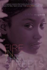 Book Cover for Fire in the Streets by Elizabeth Miles
