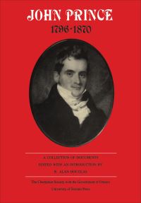 Book Cover for John Prince 1796-1870 by R Alan Douglas