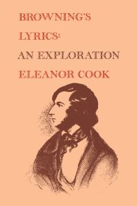 Book Cover for Browning's Lyrics by Eleanor Cook