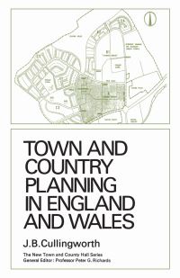 Book Cover for Town and Country Planning in England and Wales by John Cullingworth