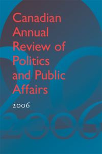 Book Cover for Canadian Annual Review of Politics and Public Affairs 2006 by David Mutimer
