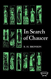 Book Cover for In Search of Chaucer by Bertrand Bronson