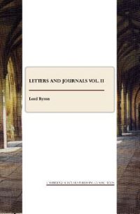 Book Cover for Letters and Journals. Vol. 2 by George Gordon Byron Byron