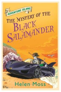 Book Cover for The Mystery of the Black Salamander by Helen Moss