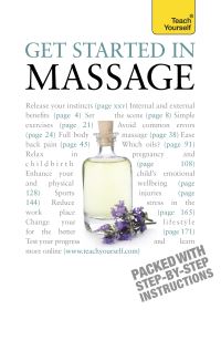 Book Cover for Get Started in Massage by Denise Whichello Brown
