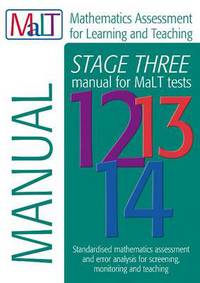 Book Cover for MaLT Stage Three (Tests 12-14) Manual (Mathematics Assessment for Learning and Teaching) by 