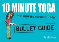 Book Cover for 10 Minute Yoga by Sara Kirkham
