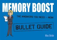Book Cover for Memory Boost by Mac Bride