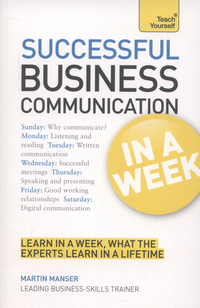 Book Cover for Successful Business Communication in a Week by Martin Manser