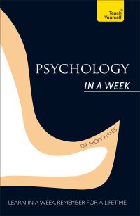 Book Cover for Psychology in a Week by Nicky Hayes