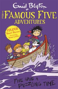 Book Cover for Five Have a Puzzling Time by Enid Blyton