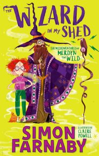 Book Cover for The Wizard in My Shed by Simon Farnaby