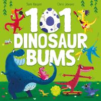 Book Cover for 101 Dinosaur Bums by Sam Harper