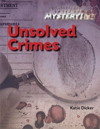 Book Cover for Unsolved Crimes by Katie Dicker