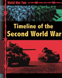 Book Cover for World War Two. Timeline of the Second World War by Simon Adams