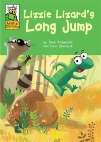Book Cover for Lizzie Lizard's Long Jump by Enid Richemont