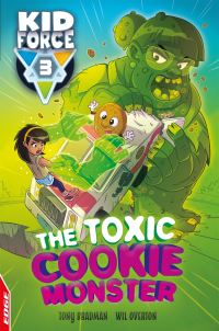 Book Cover for The Toxic Cookie Monster by Tony Bradman