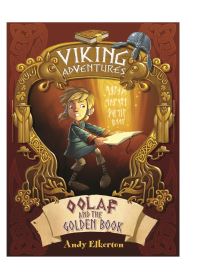 Book Cover for Oolaf and the Golden Book by Andy Elkerton