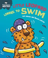 Book Cover for Little Leopard Learns to Swim by Sue Graves