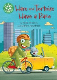 Book Cover for Hare and Tortoise Have a Race by Katie Woolley