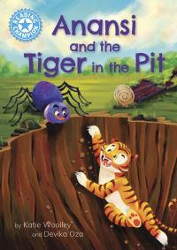 Book Cover for Reading Champion: Anansi and the Tiger in the Pit by Katie Woolley