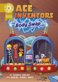 Book Cover for Reading Champion: Graphics: Ace Inventors Inc: Body Swap by Damian Harvey