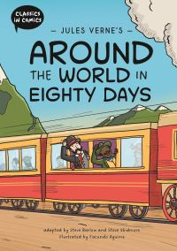 Book Cover for Jules Verne's Around the World in Eighty Days by Steve Barlow, Steve Skidmore, Jules Verne