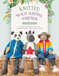 Book Cover for Knitted Wild Animal Friends by Louise Crowther
