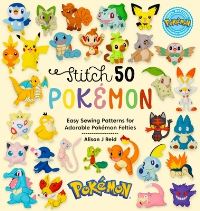 Book Cover for Stitch 50 Pokémon by Alison J Reid