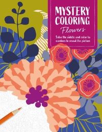 Book Cover for Mystery Coloring Flowers by Séverine Prélat