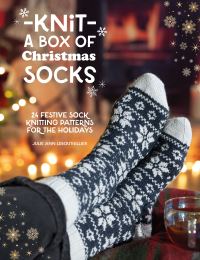 Book Cover for Knit a Box of Christmas Socks by Julie Ann Lebouthillier