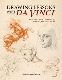 Book Cover for Drawing Lessons With Da Vinci by Gabriel Martín i Roig