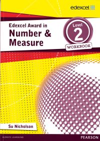 Book Cover for Edexcel Award in Number and Measure Level 2 Workbook by Su Nicholson